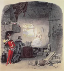 Couverture de partition pour The Faust Quadrille composée par Charles Coote (chromolithographie)